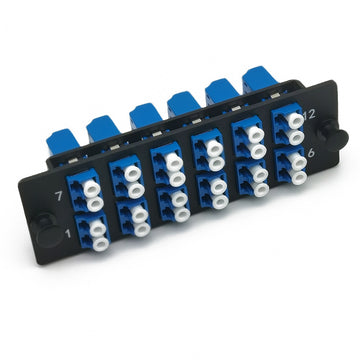 HDA Compatible Singlemode Fiber Adapter Plates with 12 LC Duplex Ports